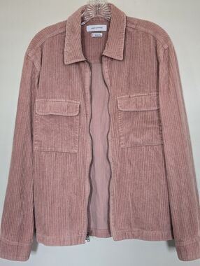 Urban Outfitters Size M Oversized 100% Cotton Corduroy Zip-Up Jacket Shacket